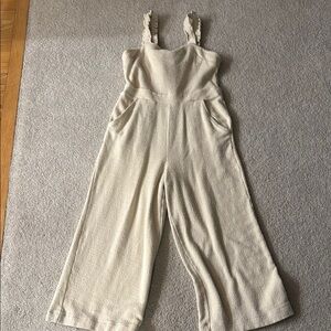 Elegant Cream tank Jumpsuit